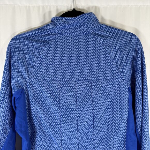 Kansas City Royals Sweater Women's Large Blue 1/4 Zip Long Sleeve Antigua - Picture 10 of 11